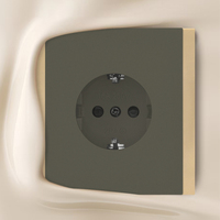 Enchufe de Pared WESA 16A, 1 Tomacorriente, Estándar Europeo Schuko, Diseño Moderno y Lujoso