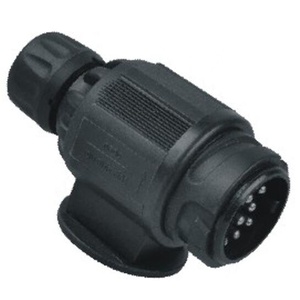 Adaptateur de prise de remorque robuste OEM en gros, 13 broches, court, connecteur de prise de remorque automobile pour remorques et caravanes - Product Image 1