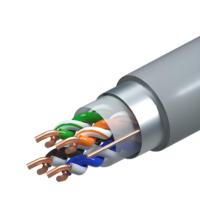 Cable STP Cat5e Premium de 4 Pares, Blindado con Lámina, Conductor de Cobre Libre de Oxígeno, Certificado CE para Redes Industriales EMI