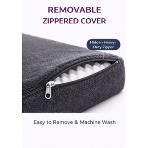 Pawfect Bedding Company Orthopedic <b>Dog</b> <b>Bed</b> XX Large Gray Plush <b>Cover</b> Removable Washable Supportive High Density Foam Rectangle - Product Image 6