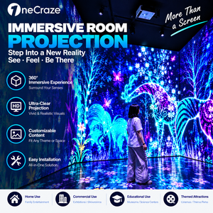 OEM ODM Laser Projector Immersive Projection Room 3D System Floor Wall Projection 1920x1200 Resolution For Commercial Exhibition - Product Image 1