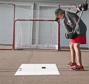 ice hockey skills rebound board hockeyshot professional shooting pad hdpe sheet training mat
