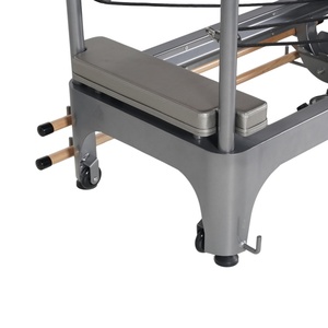 Reformer de <span class=keywords><strong>Yoga</strong></span> y Pilates Plegable Multifuncional de Madera y Aleación de Aluminio, Portátil para el Hogar, Personalizable - Product Image 4