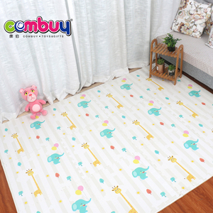 <span class=keywords><strong>Tapis</strong></span> de sol rond pour bébé, accessoire d'intérieur pour ramper, petits éléphant, le miroir, en mousse eva, 4 pièces, 9 cm - Product Image 2