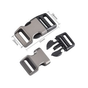 Factory Direct Sale Buckle Half Plastic & Half Metal Buckle Backpack Adjustable Side Release Buckle