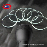 Fabricant 0.55/0.7/0.8/1/1.1/2/3/4/5/6mm d'épaisseur clair transparent panneau de lentille en verre gorille