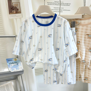 Ropa de Casa de Verano para Niños y Niñas - Conjuntos Antibacterianos de Manga Tres Cuartos para Usar con Aire Acondicionado y como Pijamas - Product Image 5