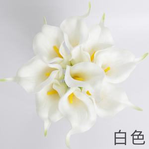 MF-L127Factory personnalisé couleur lili 7 têtes de fleurs artificielles mini <span class=keywords><strong>calla</strong></span> lily bulbes bouquet en gros - Product Image 6