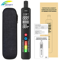 Analyseur de CO2 portable en aluminium noir multi-usages, détecteur multi-gaz, réponse en 2 secondes, alimenté par piles AAA, garantie de 2 ans