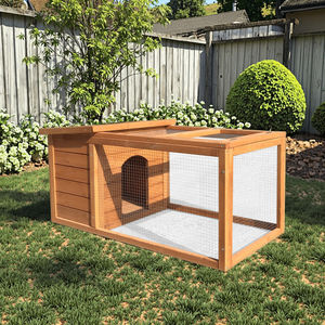 Venta al por mayor, casa de conejo de patio trasero, jaulas de conejo de madera para la venta - Product Image 1