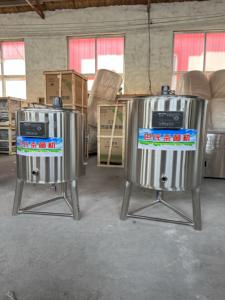 Cuve de pasteurisation en acier inoxydable 100L – Excellent prix pour usine laitière, production de fromage, chauffage et stérilisation du lait - Product Image 3