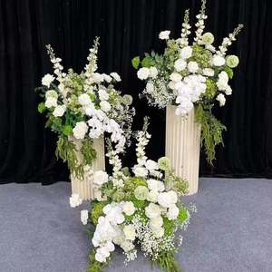 Composizione Floreale Artificiale Personalizzata LUYI in Stile Tropicale Naturale Verde e Bianco, Decorazione per <span class=keywords><strong>Eventi</strong></span> e Allestimenti - Product Image 6
