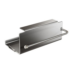 Organisateur de cuisine, porte-serviettes en tissu, gris anthracite, double usage, sans perçage, support mural pour papier - Product Image 2