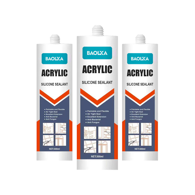 High Quality Water-Based Acrylic Paintable Sealant for Woodworking Construction Transportation & Packaging
