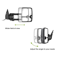 2009-2018 pour Dodge pour Ram 1500 rétroviseurs de remorquage puissance clignotant chauffant flaque lampe capteur de température paire extensible ensemble nouveau