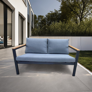 Juego de 4 sofás para exteriores, sala de estar, Hotel, Villa, parque, patio, apartamento, granja, muebles de exterior versátiles - Product Image 4