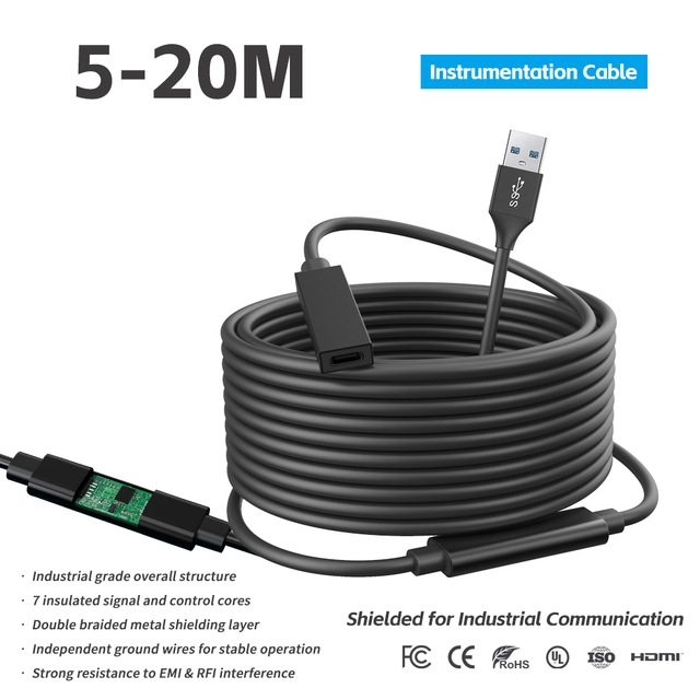 Industrial Instrumentation Cable 5G High Speed Data Transmission Integrated Signal Repeater Custom Full USB Interface Options