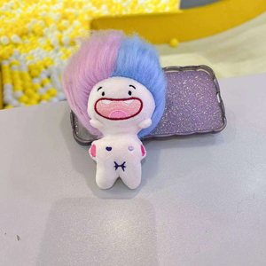 Jouets en peluche amusants en forme de poupées nues avec des dents et des cheveux explosifs des Douze Constellations, coiffures librement modifiables - Product Image 2