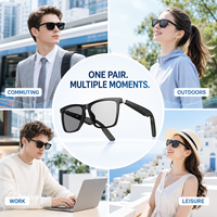Lunettes Intelligentes avec Caméra, Enregistrement Vidéo 720P, Traduction IA en Temps Réel Mains Libres, Étanchéité IPX5, Vente en Gros