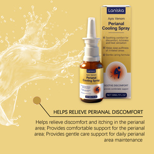 Spray de enfriamiento perianal de etiqueta privada de fábrica, hierbas naturales, reduce la picazón, alivia el dolor anal, cuidado de las hemorroides, aerosol corporal - Product Image 3
