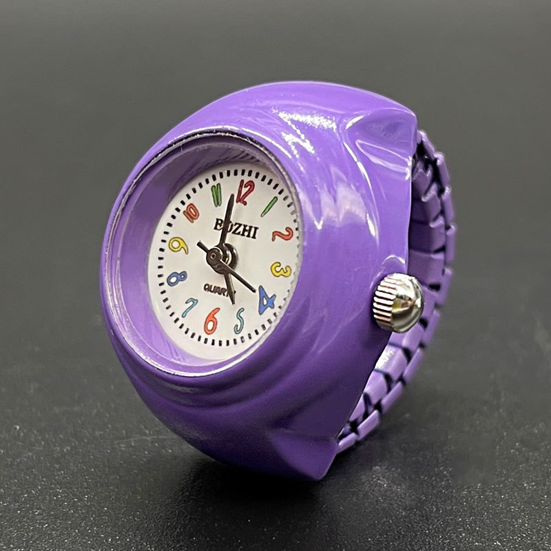アクセサリー 00s LED RECHWE ring japanese label y2k Y2K Vintage Ring Watch - Cute Color Steel Ring Watches