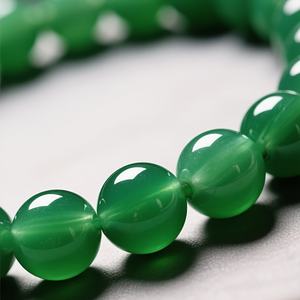 Wholesale Natural Green Agate Beaded <b>Bracelet</b> Handmade <b>Healing</b> <b>Crystal</b> Jewelry For Teenager <b>Bracelet</b> For Man - Product Image 6