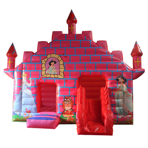 Castillo Inflable WINSUN Princess, Trampolín Inflable con Certificación CE, Material de PVC Ignífugo e Impermeable, Tamaño Personalizado - Product Image 1