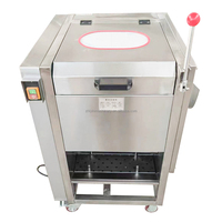 Nylonrolborstel 304 roestvrijstalen machine voor hoge productiviteit bij het wassen en schillen van groenten en fruit voor waterverwerking