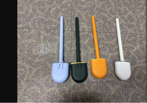 Soporte de Plástico para Baño con Dispensador de Jabón, Cepillo de Inodoro de Silicona Suave TPR para Limpieza - Product Image 2