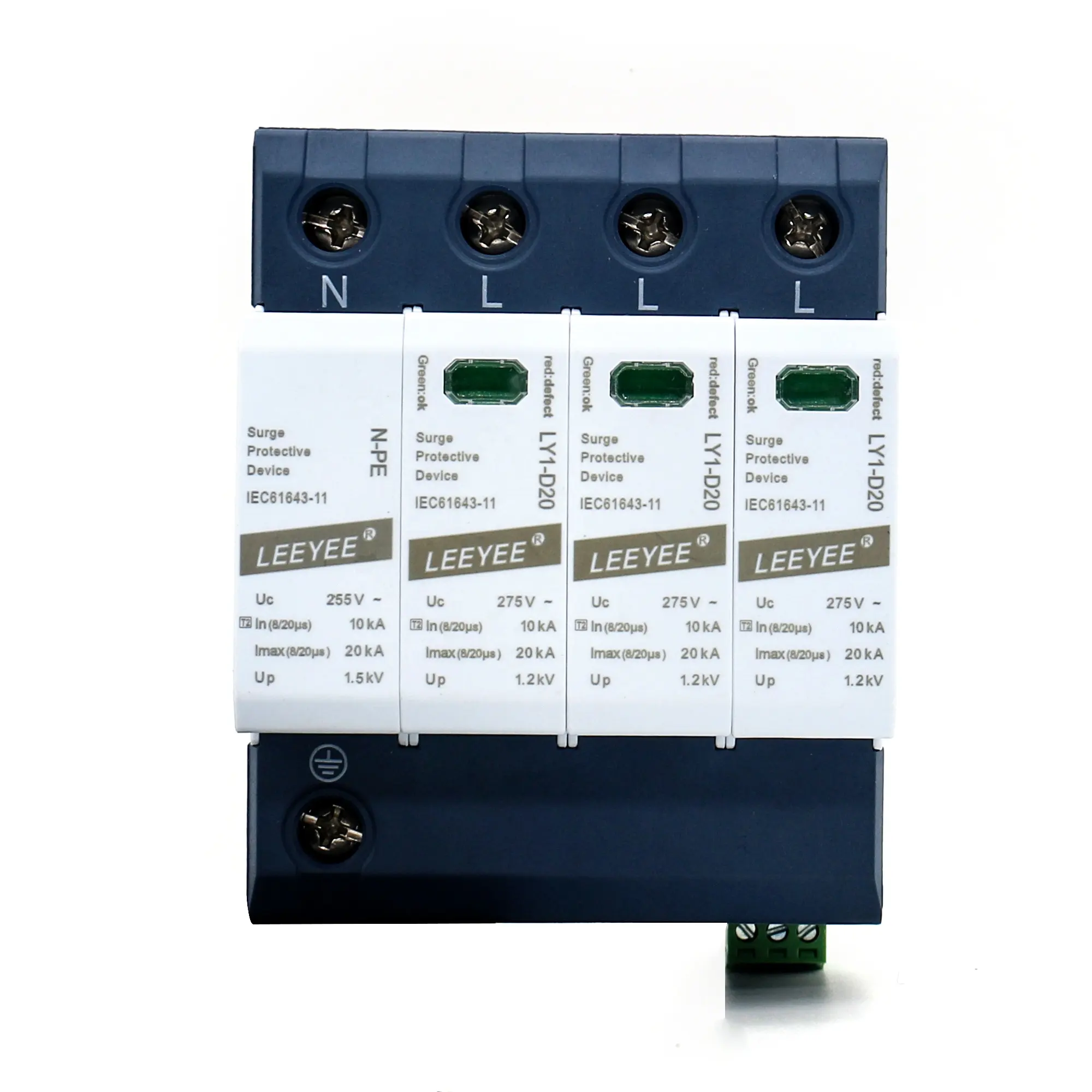LEEYEE T2 T3 लाइटनिंग अरेस्टर 230V AC सर्ज प्रोटेक्टिव डिवाइस इलेक्ट्रॉनिक उपकरण वुडवर्ड स्पीड कंट्रोलर कार्ड P/n 8405-307