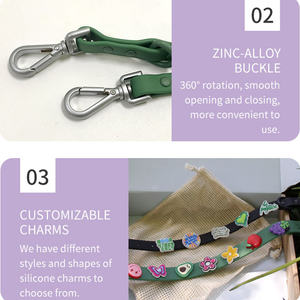 Collar DIY encantos nuevo diseño colorido logotipo personalizado al por mayor diseñador de lujo PVC impermeable mascota gato perro Collar - Product Image 5