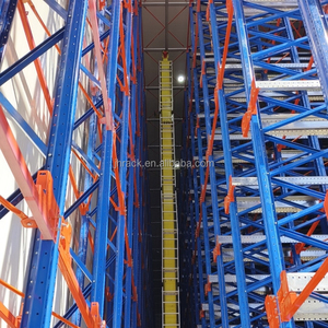 Estantes de palés automáticos Unidad de almacenamiento de estantes Marco de acero Almacén AS/RS Sistema de estantería para equipos de logística - Product Image 2