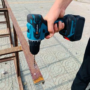 8pcs Cordless <b>Power</b> <b>Tools</b> Lithium Fan Brushless Angle Hammer Drill Chain Saw Blower Wrench Combination <b>Tool</b> Set - Product Image 6