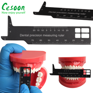 Règle de mesure en aluminium de précision dentaire, instrument orthodontique, équipement de laboratoire - Product Image 1