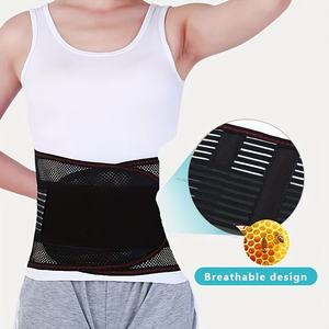 Ceinture de soutien lombaire personnalisée avec logo pour hommes et femmes, soulagement de la douleur au bas du dos - Product Image 1