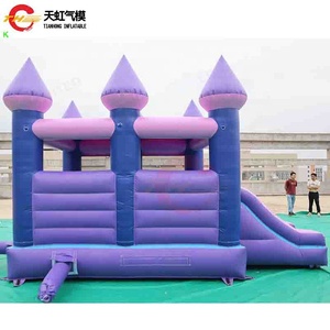 Tobogán Inflable Morado <span class=keywords><strong>de</strong></span> 5x3.5m, <span class=keywords><strong>Casa</strong></span> <span class=keywords><strong>de</strong></span> Brinco Inflable Comercial <span class=keywords><strong>para</strong></span> <span class=keywords><strong>Alquiler</strong></span> en Carnavales - Product Image 4