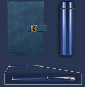 Venta al por mayor promocional logotipo personalizado cuaderno y termo taza Kit <span class=keywords><strong>de</strong></span> regalo personalizado corporativo Regalo <span class=keywords><strong>De</strong></span> Negocios Conjuntos - Product Image 2