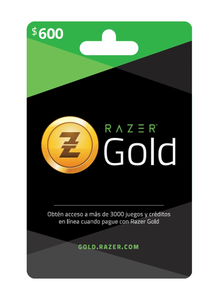 <b>Razer</b> <b>Gold</b> 600$ Loaded Account OEM Customized Digital Paper <b>Card</b> for Gaming Player As Gift - Product Image 2