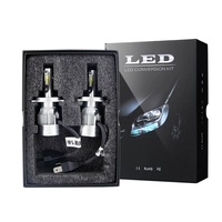 Boîte d'emballage en carton personnalisée de luxe avec couvercle noir, boîte d'emballage pour phare de voiture, boîte d'emballage pour puce LED avec logo