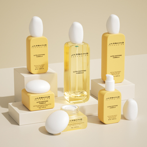 Contenitore di imballaggio vuoto personalizzabile di lusso 30 50 <span class=keywords><strong>100</strong></span> 120 <span class=keywords><strong>ml</strong></span> di vetro per la cura della pelle Set di bottiglie per prodotti per la cura della pelle - Product Image 6