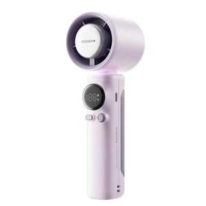 Ventilador de Mano Promocional Gris en Oferta, Ventilador de Mano de Plástico Barato, Ventilador de Mano Recargable Blanco - Product Image 1