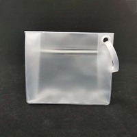 Trousse de toilette transparente en plastique PVC transparent avec logo personnalisé EVA pour maquillage et cosmétiques sac de natation avec fermeture éclair bikini