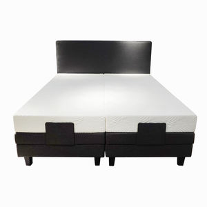 Оптовая продажа, современная мебель Cama Lit, тканевая мебель для общежития, гостиничной комнаты, King, Queen, двуспальная электрическая кровать - Product Image 4