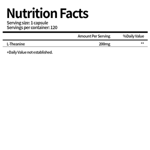 Kapsul Theanine Alami 200mg yang Terperoleh dari Teh Hijau Mendukung Relaksasi, Ketenangan, Imunitas, dan Energi - Product Image 2