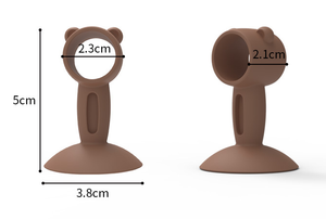 กันชนประตูและที่จับประตูนิรภัยของเด็กใหม่น่ารักพร้อมตัวดูดกันกระแทกขอบและมุม - Product Image 4