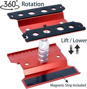 Supporto per Riparazione Auto <span class=keywords><strong>RC</strong></span> con Altezza Regolabile e Rotazione a 360 Gradi in Alluminio Compatibile con Modelli <span class=keywords><strong>RC</strong></span> in Scala <span class=keywords><strong>1</strong></span>/8 <span class=keywords><strong>1</strong></span>/10 <span class=keywords><strong>1</strong></span>/<span class=keywords><strong>12</strong></span> - Product Image 4