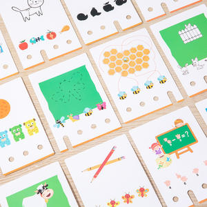 Wooden Match Game <b>Flash</b> <b>Cards</b> For Kids 3+ Early Learning Animal Puzzle Educational Toy <b>Cognitive</b> <b>Cards</b> Parent Child Interactive - Product Image 2