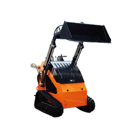Mini Skid Steer Loader Backhoe Loader 850kg Front Loader Crawler Loader BAILITONG Mesin Euro5/EPA Garansi 1 Tahun Beban Berat
