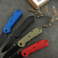 Couteau tactique de chasse en plein air BM 565, couteau pliant de poche, manche G10, camping, pique-nique, randonnée, chasse, outil EDC