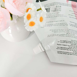 Pochette souple à bec verseur 500g en VMPET imprimée par gravure, anti-fuite et sécurisée pour crème de bain, crème pour le visage, lotion, liquide cosmétique (Logo personnalisé) - Product Image 2